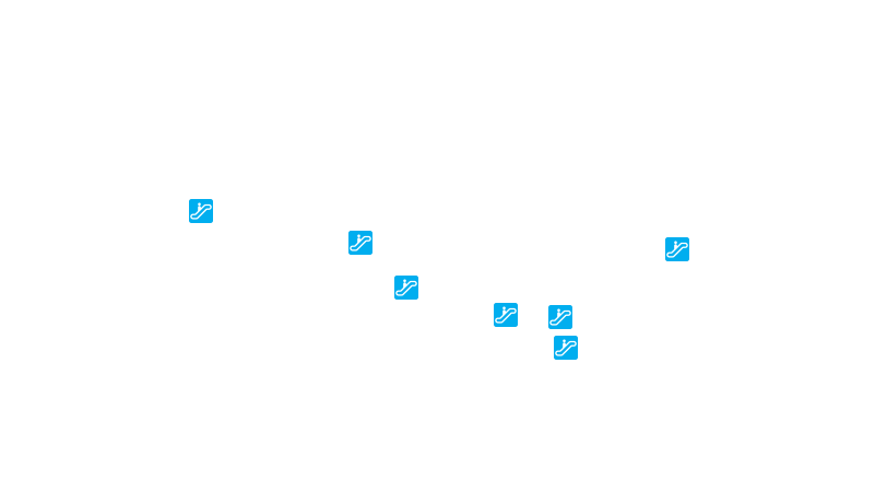 5/F floor escalator location